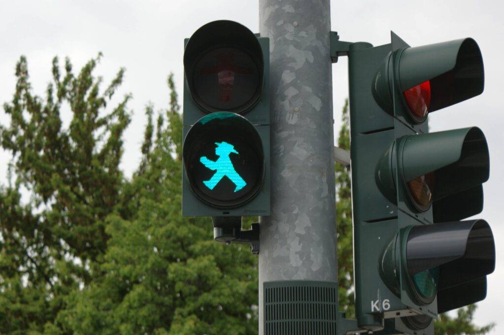 Berlin traffic light man