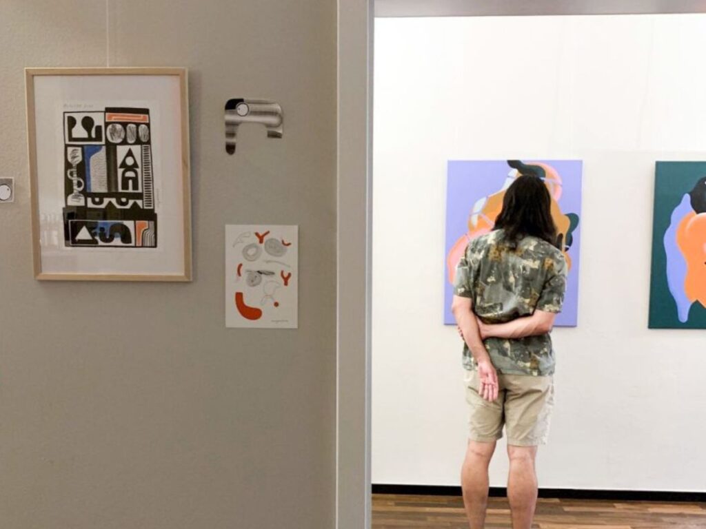 Vernissage "Pfade" mit Werken von Anja Riese und Inga Israel