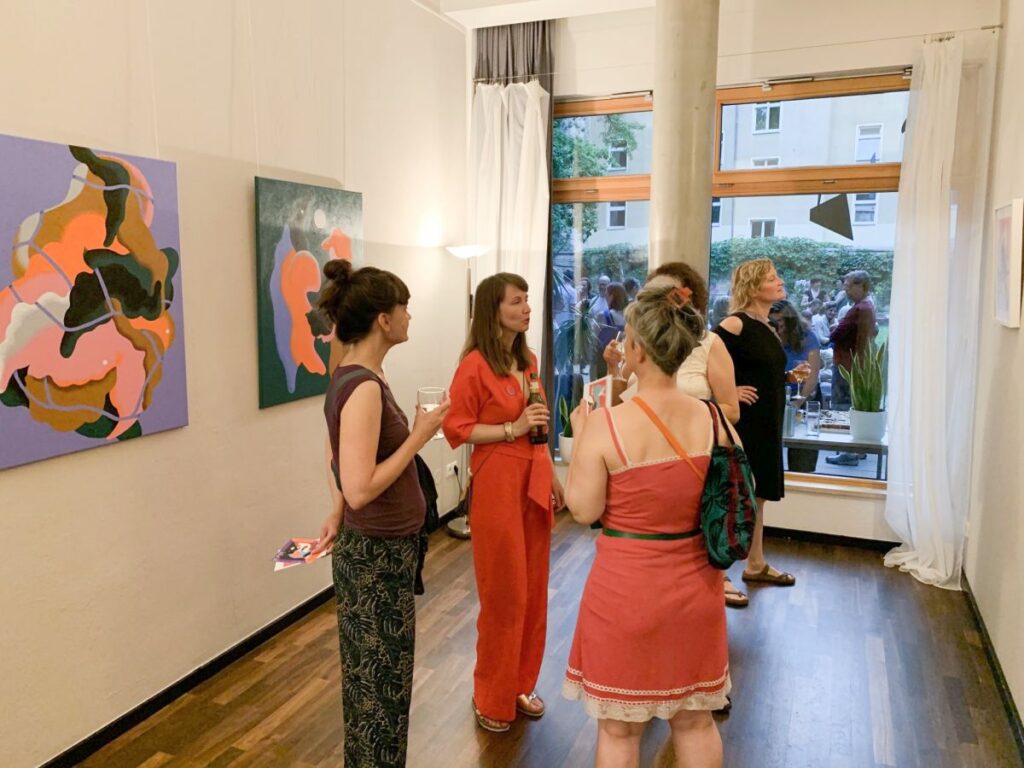 Vernissage "Pfade" mit Werken von Anja Riese und Inga Israel